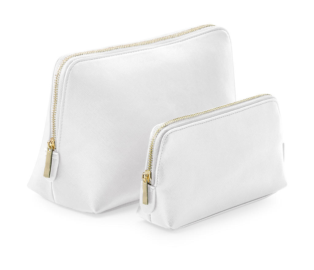 White deals makeup pouch