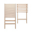 MARINERO Foldable wooden beach chair