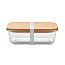 TUNDRA LUNCHBOX Glass lunchbox with bamboo lid