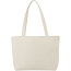 Ningbo 320 g/m² zippered cotton tote bag - Bullet