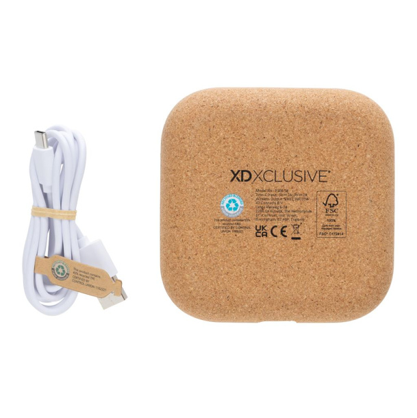  Oregon RCS recycled plastic and cork 10W wireless