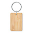 ANGLEBOO Rectangular bamboo key ring