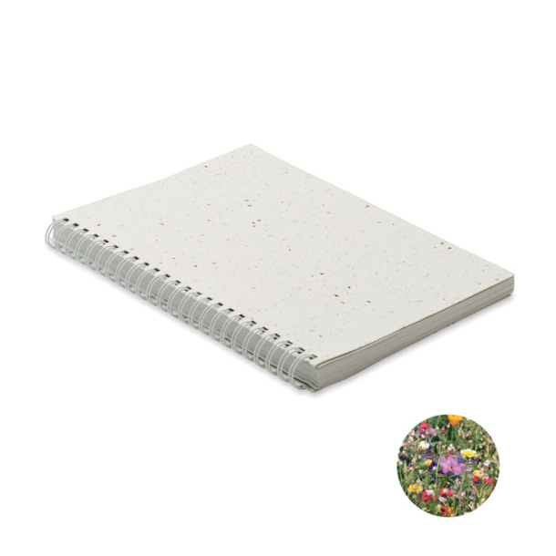 SEED RING A5 seed paper cover notebook