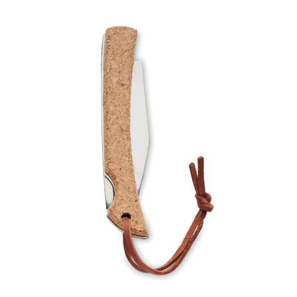 BLADEKORK Foldable knife with cork