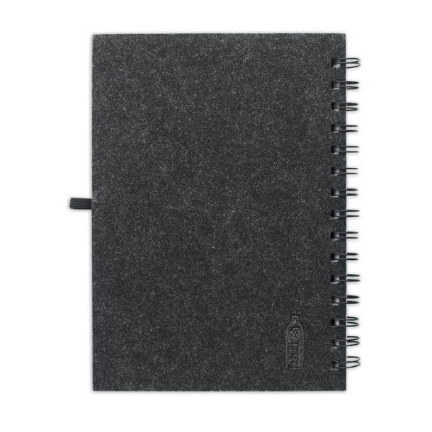 RINGFELT A5 RPET felt cover notebook