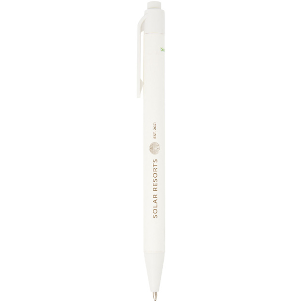 Chartik monochromatic recycled paper ballpoint pen with matte finish - Unbranded