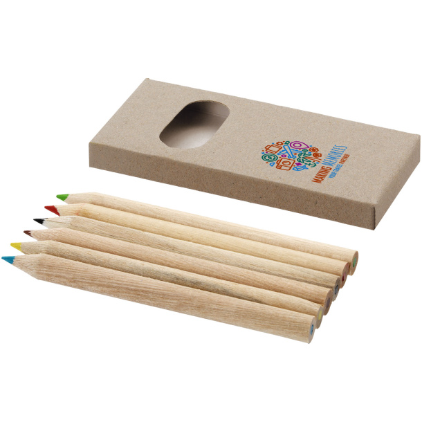 Artemaa 6-piece pencil colouring set - Unbranded