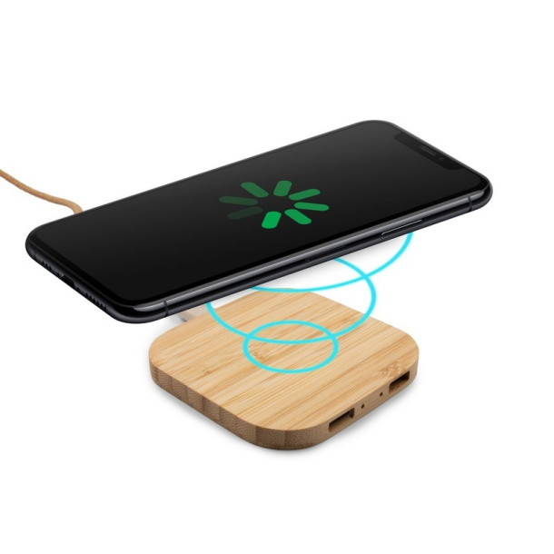 Jazzlyn Bamboo wireless charger 10W B'RIGHT