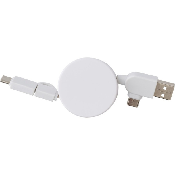  Retractable charging cable