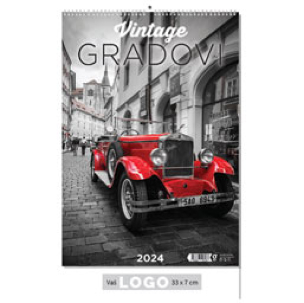  "VINTAGE GRADOVI" color kalendar