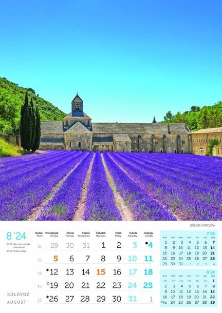  "BISERI SVIJETA" color calendar
