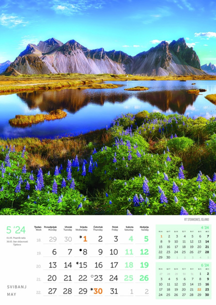  "BISERI SVIJETA" color kalendar