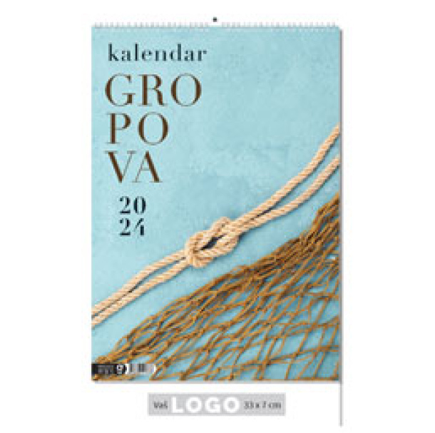  "GROPOVI" color calendar