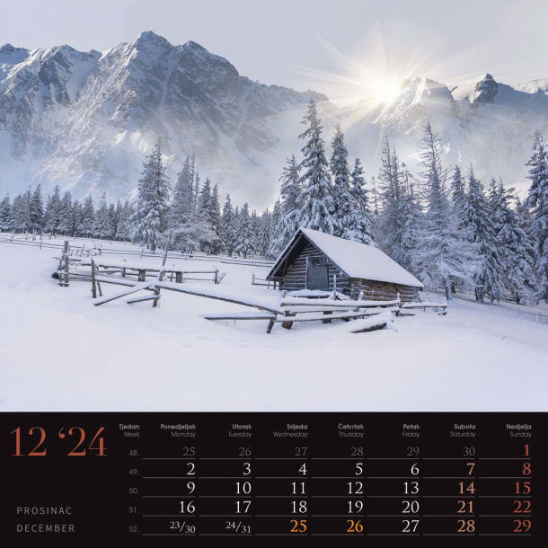  "SEOSKA IDILA" color calendar