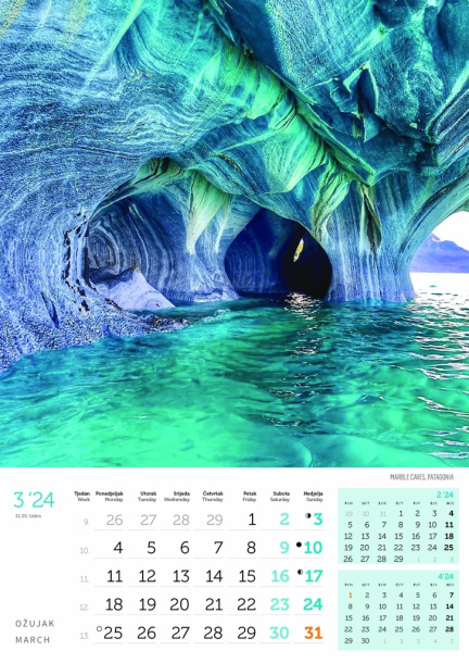  "BISERI SVIJETA" color kalendar