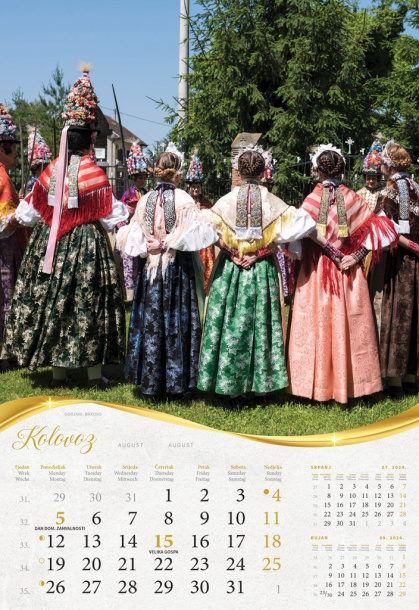  "MOJA ZLATNA SLAVONIJA i BARANJA"  color kalendar