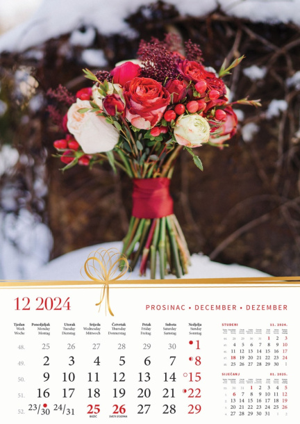  "BUKETI" color kalendar