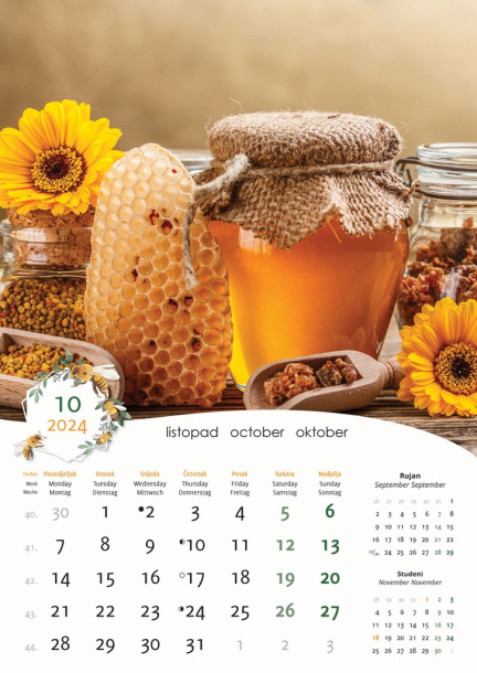  "PČELE" color kalendar