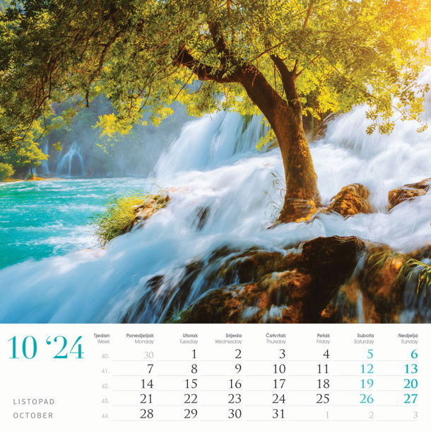  "ČARI PRIRODE" color calendar