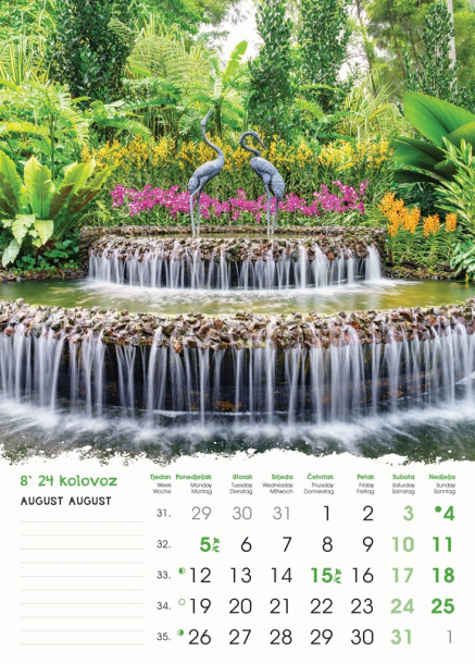  "VRTOVI" color calendar