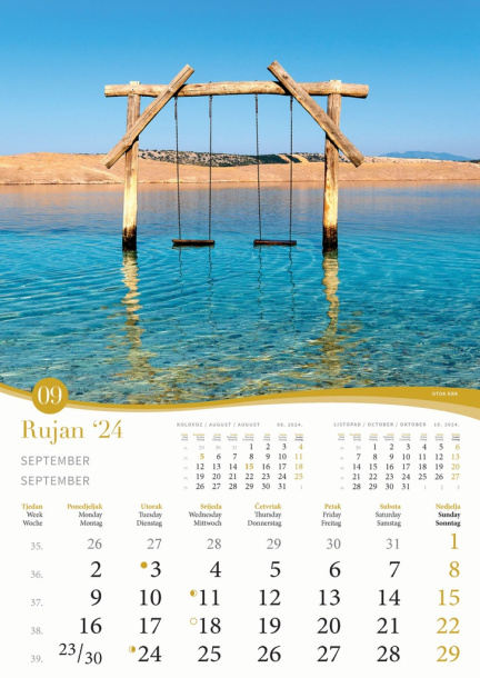  "ROMANTIČNA HRVATSKA" color kalendar