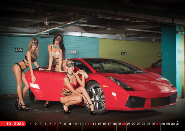  "SPEED GIRLS" color calendar