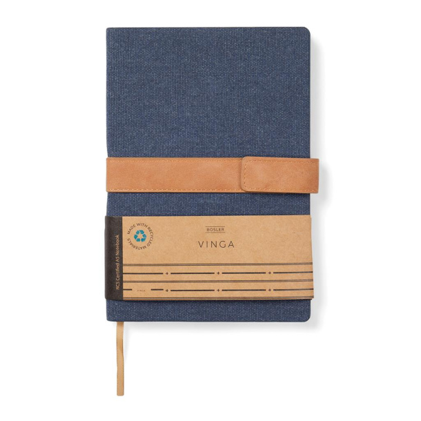  VINGA Bosler A5 RCS recycled canvas note book