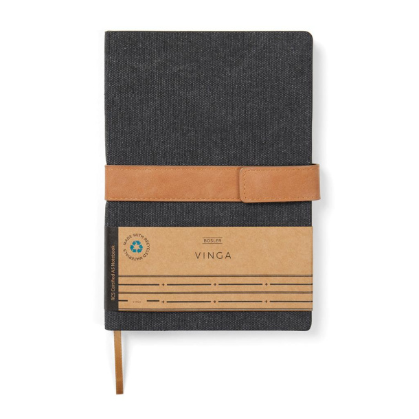  VINGA Bosler A5 RCS recycled canvas note book