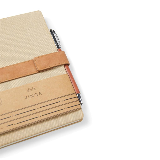  VINGA Bosler A5 RCS recycled canvas note book