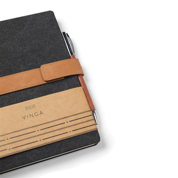  VINGA Bosler A5 RCS recycled canvas note book