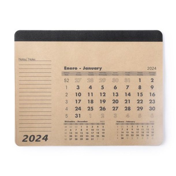  Mousepad, calendar