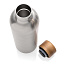  Wood RCS certified recycled stainless steel vacuum bottle