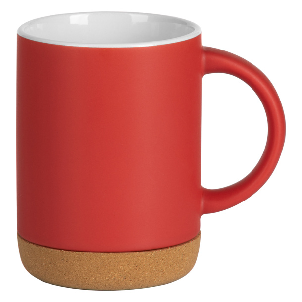ALMA Stoneware mug with cork bottom, 280 ml - CASTELLI