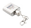 Norge keyring with hip flask