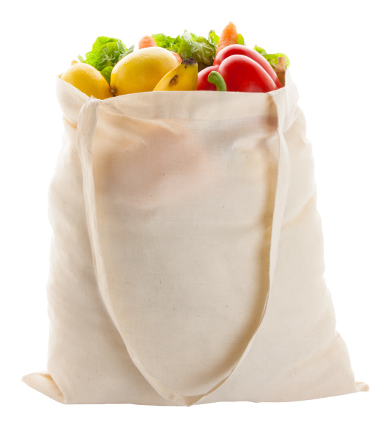 Longish cotton shopping bag, 95 g/m²