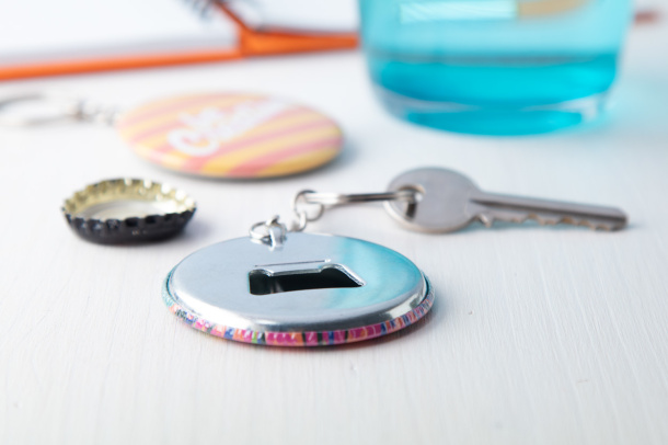 KeyBadge Bottle bedž privjesak za ključeve