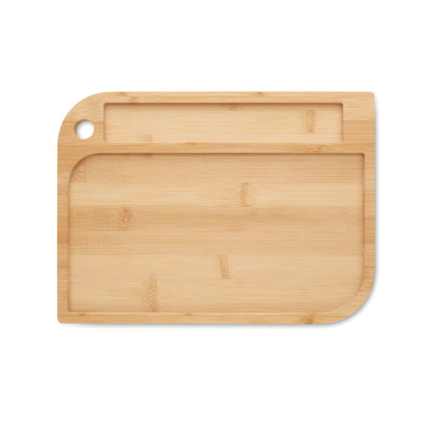LEATA Meal plate in bamboo