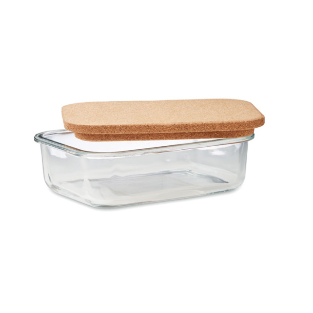 CANOA Glass lunch box with cork lid