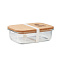 CANOA Glass lunch box with cork lid