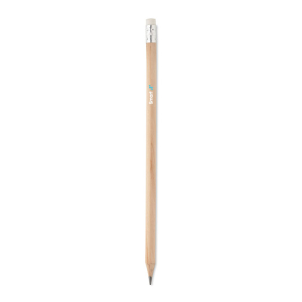 STOMP SHARP Natural pencil with eraser