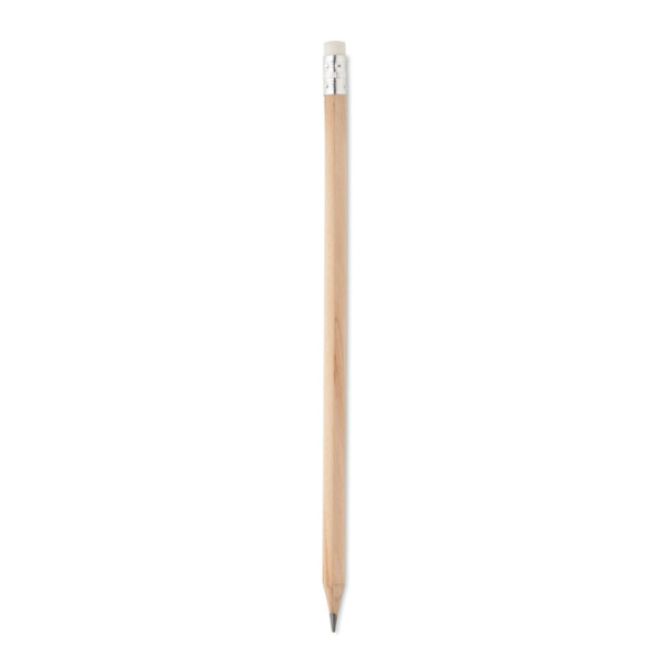 STOMP SHARP Prirodna olovka s gumicom
