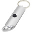 Flare RCS recycled aluminium IPX LED light and bottle opener with keychain - Unbranded