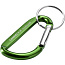 Timor RCS recycled aluminium carabiner keychain - Unbranded