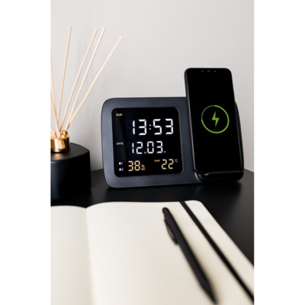 Isha Wireless charger 5W-15W Exclusive Collection, multifunctional digital clock