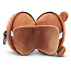 Ren Plush teddy bear, travel pillow, eye mask