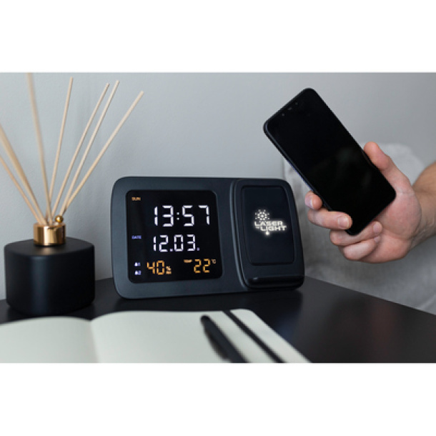 Isha Bežični punjač 5W-15W i multifunkcionalni digitalni sat, ekskluzivna kolekcija