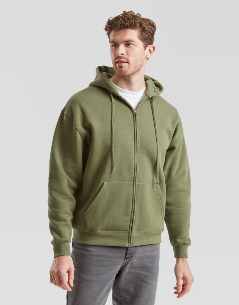 Premium hooded zip sweat fruit of the loom 293011237 Promoshop
