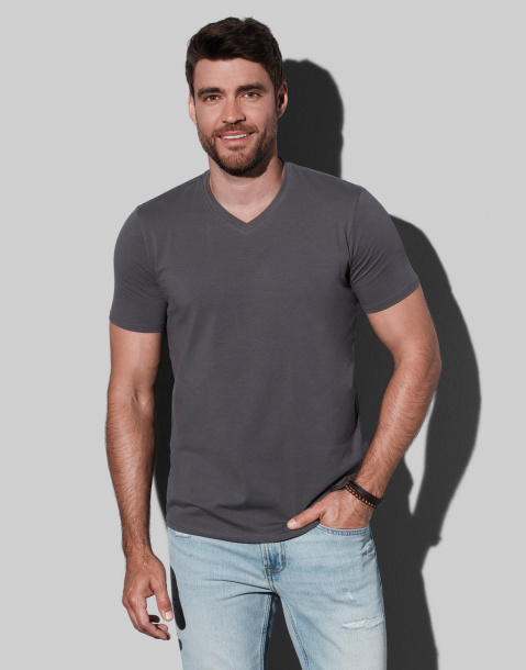  Muška kratka majica s V-izrezom - Stedman