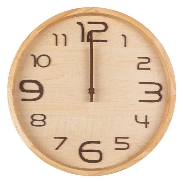 DIEM Wooden wall clock