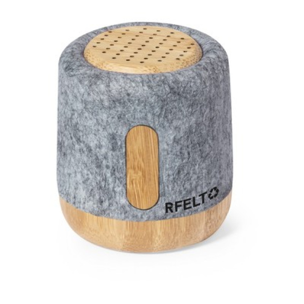  Felt RPET and bamboo wireless speaker 3W